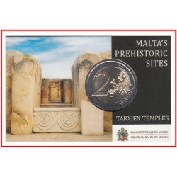 Malta 2021 22 € euros Moneda Coin Card Tarxien 