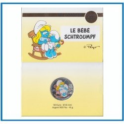 Francia France 2020 Cartera Oficial Coin Card 50 € euros Color Ag Bebé Pitufo Francia France 2020 Cartera Oficial Coin Card 50 € euros Color Ag Bebé Pitufo