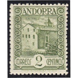 Andorra Española 15d 1929 Paisaje de Andorra MNH Andorra Española 15d 1929 Paisaje de Andorra MNH