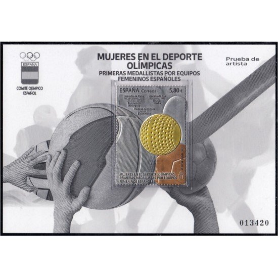 España Spain Prueba de lujo 154 2021 Medallistas olímpicos por equipo