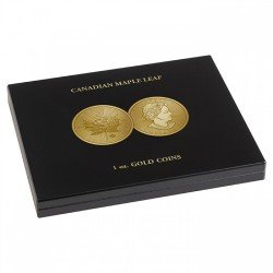 Leuchtturm 365159 Estuche para 30 monedas de oro Maple Leaf 