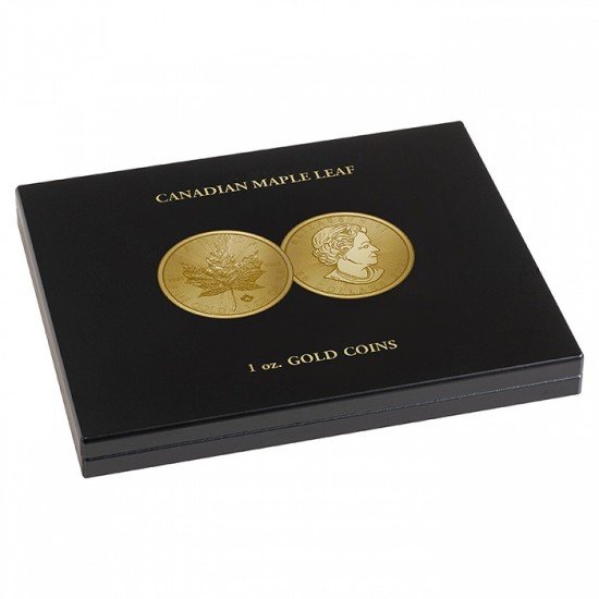 Leuchtturm 365159 Estuche para 30 monedas de oro Maple Leaf 