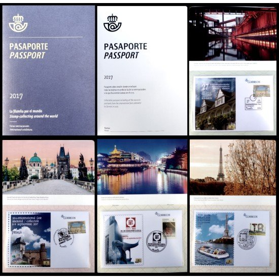Libro Oficial Correos España 2017 Pasaporte Filatélico Internacional Libro Oficial Correos España 2017 Pasaporte Filatélico Internacional