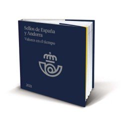 Libro Álbum Oficial de Sellos España y Andorra Año Completo 2021 Libro Álbum Oficial de Sellos España y Andorra Año Completo 2021