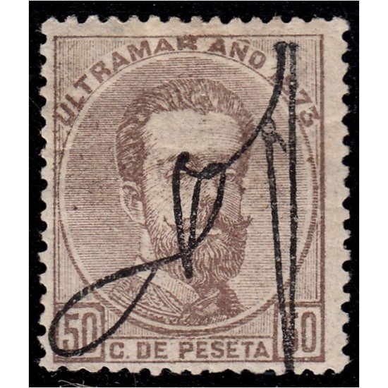 Puerto Rico 2 1873 Amadeo I MH 