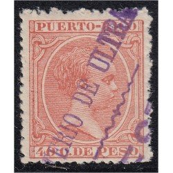 Puerto Rico 128 1897 Alfonso XIII Muestra MH Puerto Rico 128 1897 Alfonso XIII Muestra MH