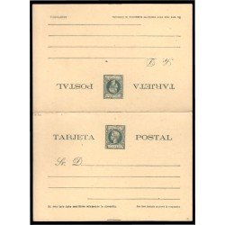 Puerto Rico EP 14 1898 Entero Postal Alfonso XIII Doble Puerto Rico EP 14 1898 Entero Postal Alfonso XIII Doble