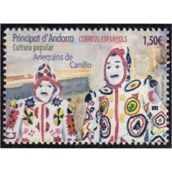 Andorra Española 509 2021 Cultura Popular Arlequins de Canillo de  MNH