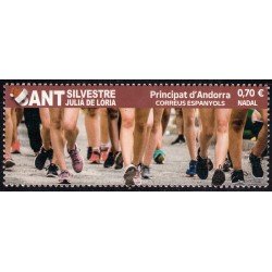 Andorra Española 521 2021 Navidad Chritsmas Carrera de San Silvestre MNH