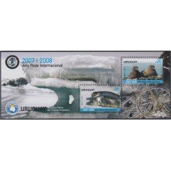 Uruguay HB 86 2008 Año Polar Internacional MNH Uruguay HB 86 2008 Año Polar Internacional MNH