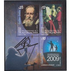 Uruguay HB 87 2009 Año Internacional de Astronomia MNH Uruguay HB 87 2009 Año Internacional de Astronomia MNH