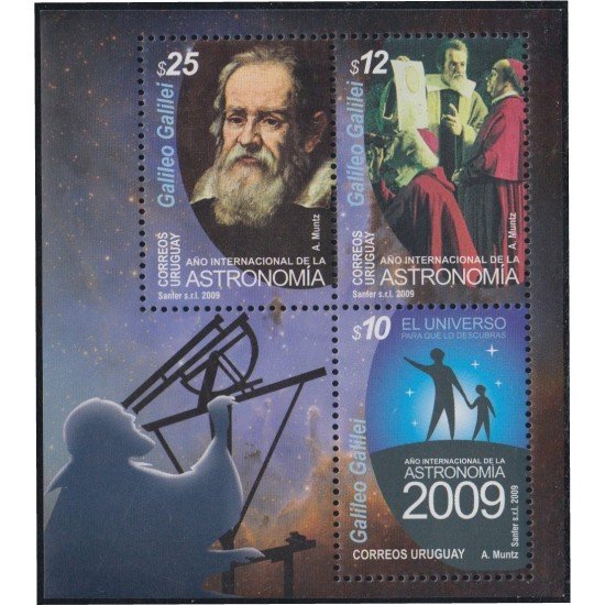 Uruguay HB 87 2009 Año Internacional de Astronomia MNH