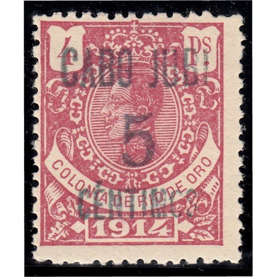 Ex Colonias Españolas Cabo Juby 1 1916 Sello de Río de Oro de 1914 MNH