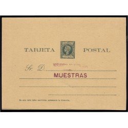 Cuba Entero Postal 32M 1898 Alfonso XIII muestra Cuba Entero Postal 32M 1898 Alfonso XIII muestra