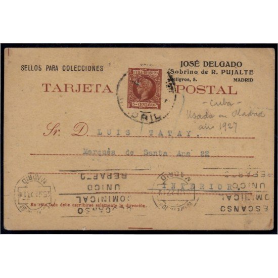 Cuba Entero Postal 34 1898 Alfonso XIII Cuba Entero Postal 34 1898 Alfonso XIII