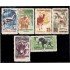Tanger Telégrafos 65/70 1957 Fauna Animal Camello Léon Tigre Elefante Cambio de color MH