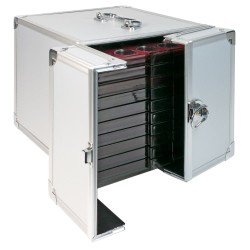 Lindner 2312 Maletín para bandejas de monedas de aluminio MB 10, 255 x 340 x 255 mm Lindner 2312 Maletín para bandejas de monedas de aluminio MB 10, 255 x 340 x 255 mm