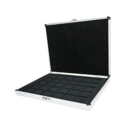 Lindner S2301-2115CE Maletín de aluminio adecuado para monedas/cápsulas de monedas de hasta Ø 38 mm Lindner S2301-2115CE Maletín de aluminio adecuado para monedas/cápsulas de monedas de hasta Ø 38 mm