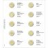Lindner 1118-29 Hojas individuales para monedas conmemorativas de 2 Euros