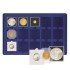 Lindner 2329M-15 Bandeja para 15 porta monedas 50 x 50 mm Ø azul oscuro