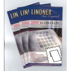 Lindner 7041 Bisagras de sello predobladas - 50 paquetes de 1000 Lindner 7041 Bisagras de sello predobladas - 50 paquetes de 1000