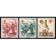 España Spain 1103/05 1951 Pro Tuberculosos MNH España Spain 1103/05 1951 Pro Tuberculosos MNH