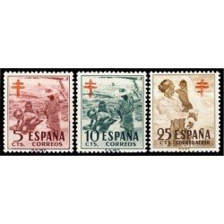 España Spain 1103/05 1951 Pro Tuberculosos MNH
