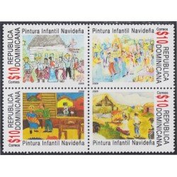 Rep. Dominicana 1580/83 2009 Navidad MNH