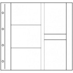 Lindner 3012P Hojas para tarjetas postales XL para postales de 2 x 5 (3 x horizontales y 2 x verticales) hasta 108 x 160 mm. paquete de 10 Lindner 3012P Hojas para tarjetas postales XL para postales de 2 x 5 (3 x horizontales y 2 x verticales) hasta 108 x 160 mm. paquete de 10