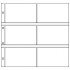Lindner 3060 Hojas para tarjetas postales XL de 2 x 6 hasta 165 x 105 mm