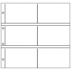 Lindner 3050P Hojas para tarjetas postales XL de 2 x 6 hasta 165 x 105 mm paquete de 10 Lindner 3050P Hojas para tarjetas postales XL de 2 x 6 hasta 165 x 105 mm paquete de 10
