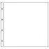 Lindner 3052 Hojas para tarjetas postales XL sin divisores, medidas internas: 330 x 330 mm