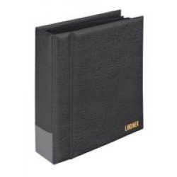 Lindner 1300-S Carpeta acolchada Multi collect ring binder REGULAR negro Lindner 1300-S Carpeta acolchada Multi collect ring binder REGULAR negro