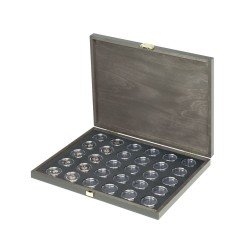 Lindner S2491BS-2K Estuche de madera maciza con inserto de espuma Lindner S2491BS-2K Estuche de madera maciza con inserto de espuma