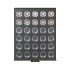 Lindner S2933-2K Bandejas para monedas Black Samt cristal ahumado negro para 30 monedas de colección alemanas