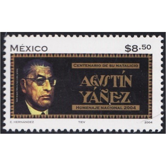 Mexico 2062 2004 Literatura Agustin Yanez Escritor y Hombre Político MNH