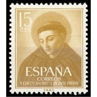 España Spain 1183 1955 V Centenario Canonización de San Vicente Ferrer MNH España Spain 1183 1955 V Centenario Canonización de San Vicente Ferrer MNH