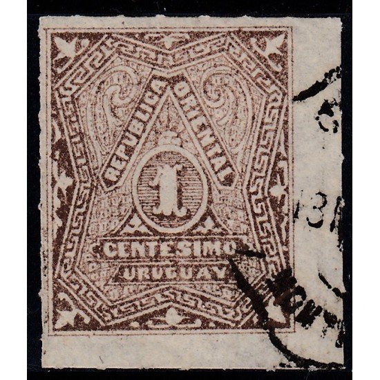 Uruguay 45 1880 Cifra usado