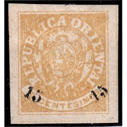 Uruguay 26 1866 Escudo Shield MH Uruguay 26 1866 Escudo Shield MH