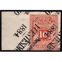 Uruguay 53c 1883/84 Cifras MH