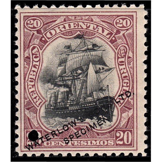 Uruguay 125 1897 Barco Ship MH Uruguay 125 1897 Barco Ship MH