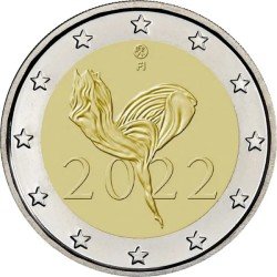 Finlandia 2022 2 € euros conmemorativos Ballet 
