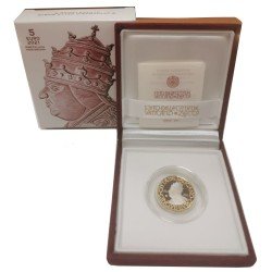 Vaticano 2021 Estuche Oficial Moneda 5 € euros León X Proof Vaticano 2021 Estuche Oficial Moneda 5 € euros León X Proof