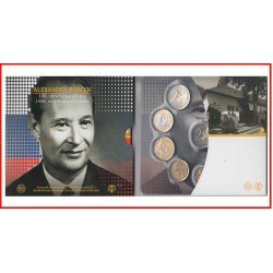 Eslovaquia 2021 Cartera Of Monedas € euro Set Alexander Dubcek Eslovaquia 2021 Cartera Of Monedas € euro Set Alexander Dubcek