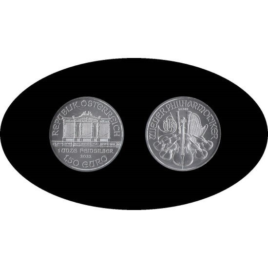 Austria 1 OZ onza 2022 Filarmónica Philharmonic 1,5 euros Plata Ag