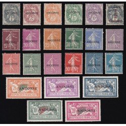 Andorra Francesa 1/23 1931 MNH Andorra Francesa 1/23 1931 MNH
