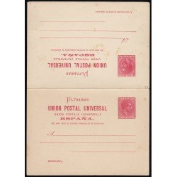 Cuba Entero Postal 6 1880 Alfonso XII