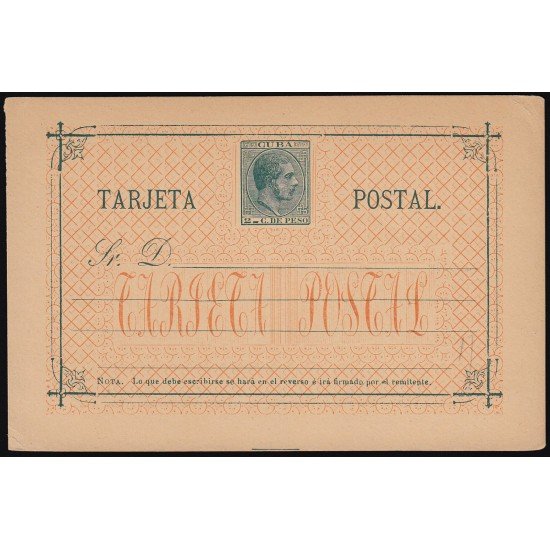Cuba Entero Postal 16 1882 Alfonso XII Cuba Entero Postal 16 1882 Alfonso XII