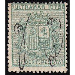 Puerto Rico 6 1875 Escudo de España Coat of Spain MH Puerto Rico 6 1875 Escudo de España Coat of Spain MH