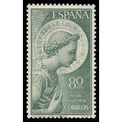 España Spain 1195 1956 Arcángel San Gabriel MNH